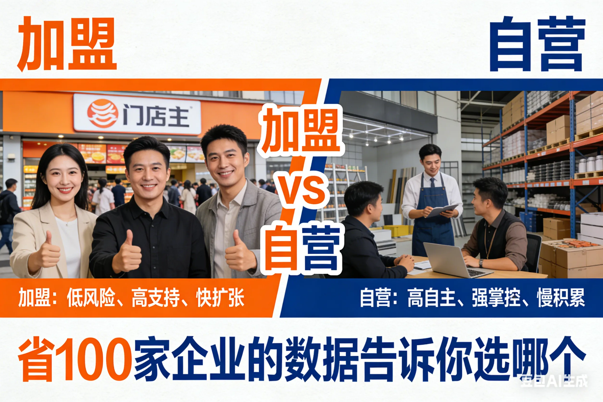制造业“加盟”vs“自营”：广东100家企业的数据告诉你选哪个