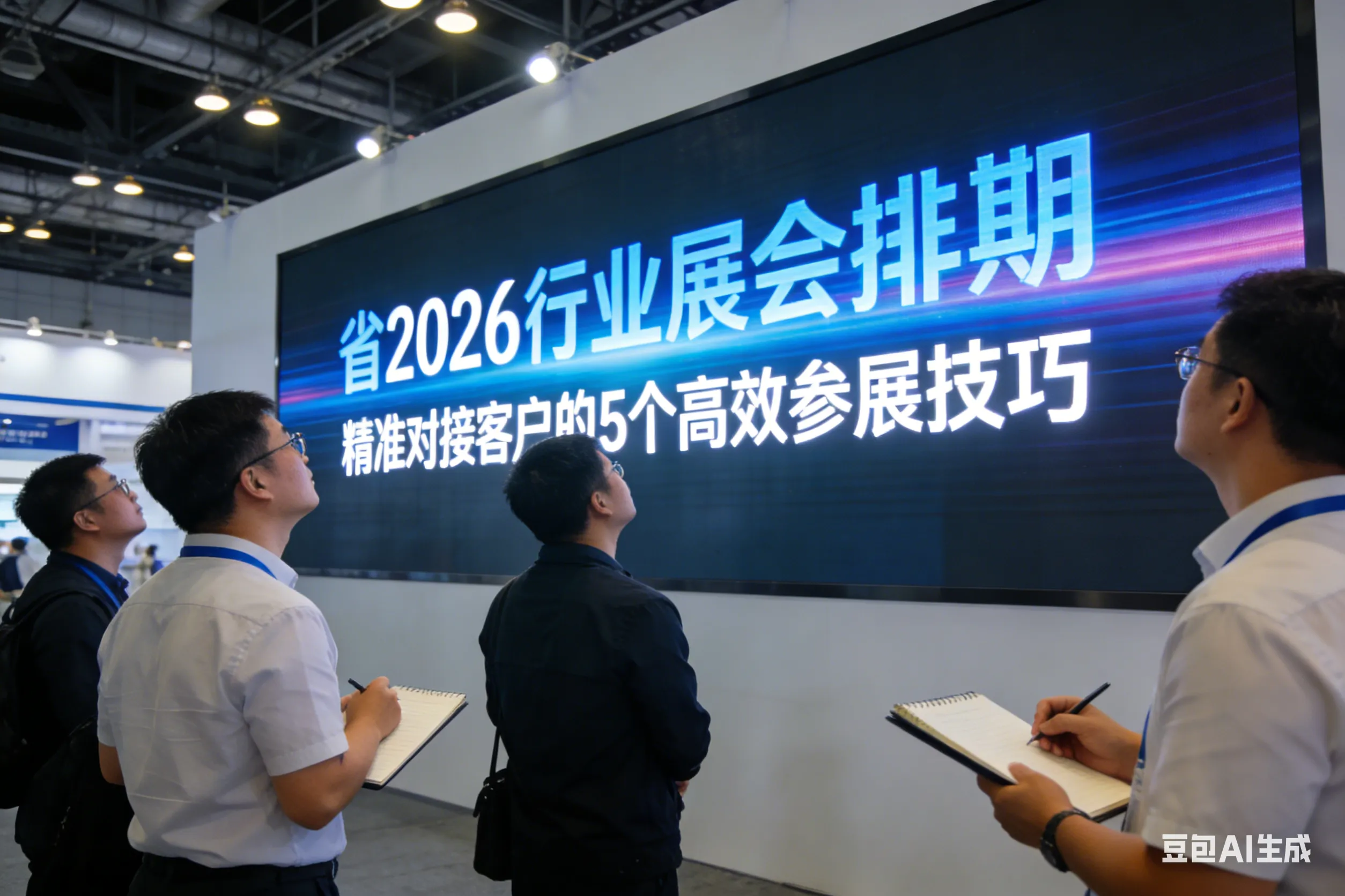 广东2026制造业展会排期：精准对接客户的5个高效参展技巧